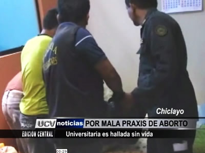 Chiclayo: Joven universitaria muere tras práctica de aborto