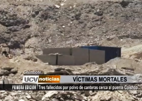 Chimbote: Polvo de Canteras en Coishco afecta gravemente a pobladores