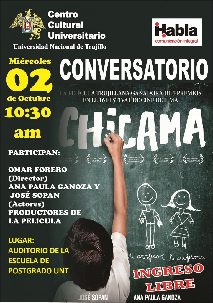 afiche Chicama Postgrado UNT