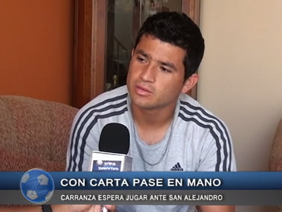 Carranza espera jugar ante San Alejandro
