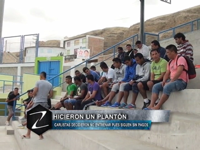 Carlistas decidieron no entrenar pues siguen sin pago