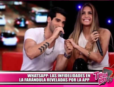 Las infidelidades de la farándula reveladas por WhatsApp