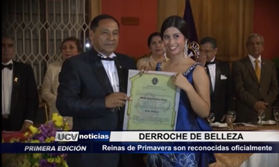 Reinas de Primavera son reconocidas oficialmente