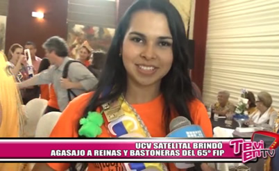 UCV Satelital brindó agasajo a reinas y bastoneras del 65° Festival de la Primavera