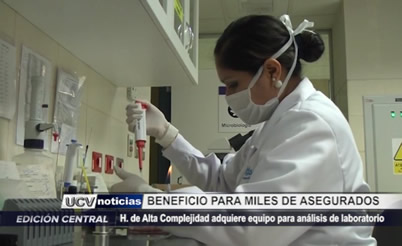 Hospital de Alta Complejidad adquiere equipo para análisis de laboratorio
