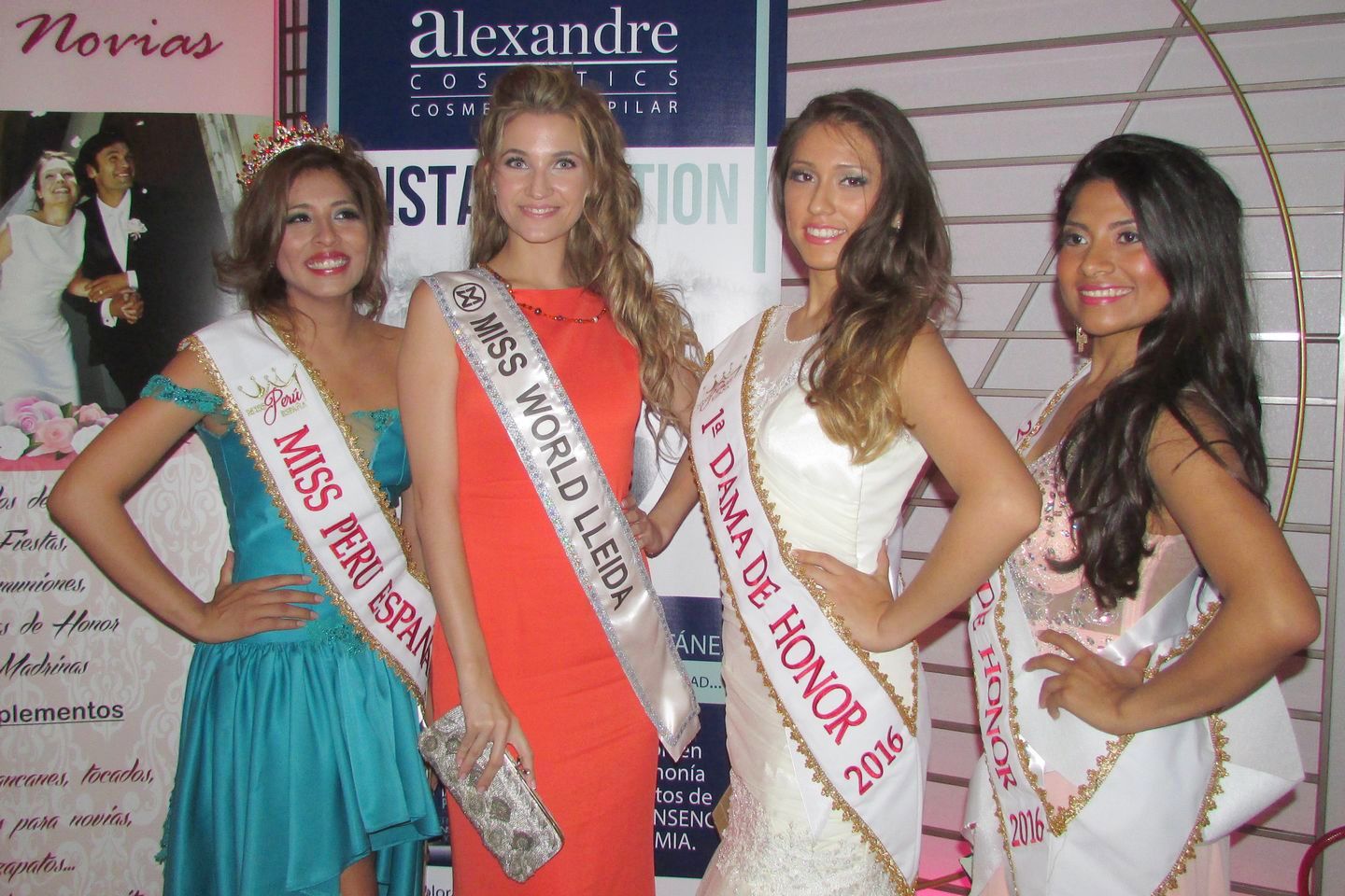 Susan Rodríguez elegida Miss Perú España 2016
