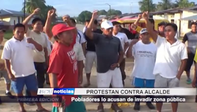 Iquitos: Pobladores acusan a alcalde de invadir zona pública