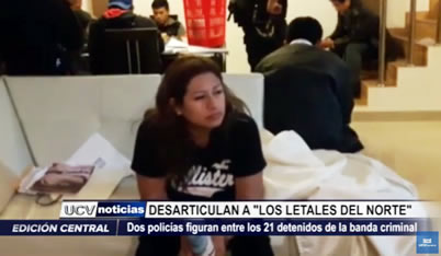 Trujillo: Dos policías figuran entre los 21 detenidos de banda criminal