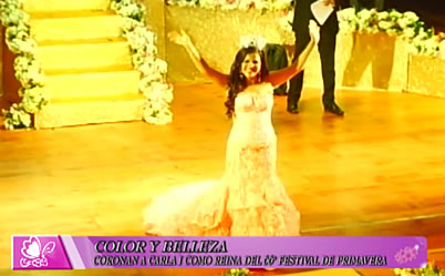 Coronan a Carla I como reina oficial del 66° Festival de Primavera