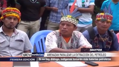 Iquitos: Indígenas amenazan paralizar la extracción de petróleo
