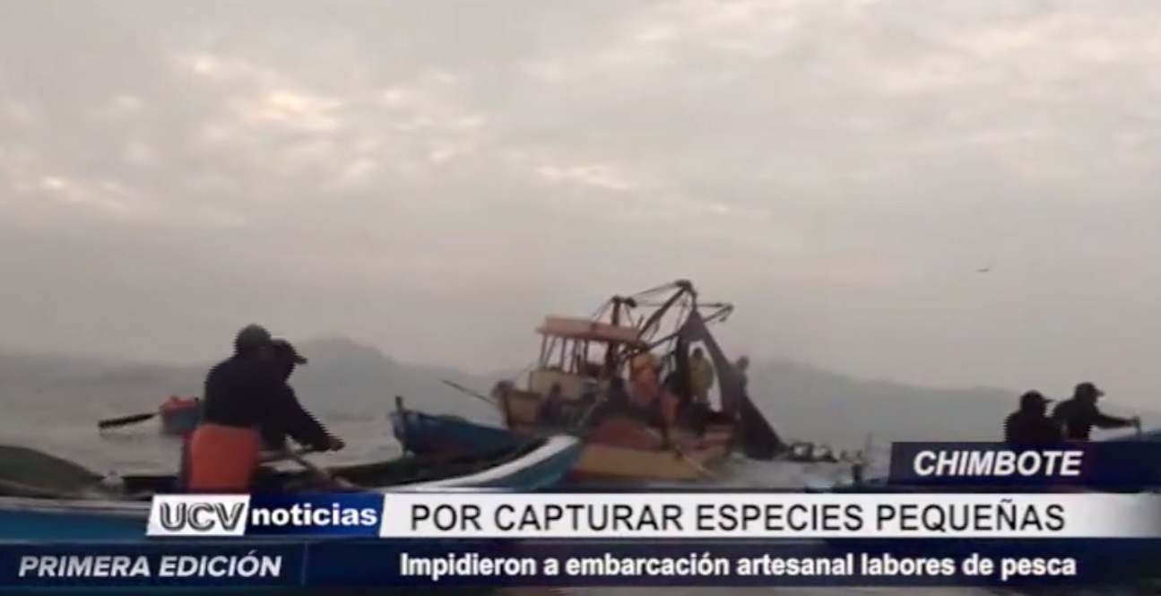 Chimbote: Pescadores Impiden a embarcación artesanal labores de pesca