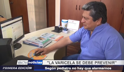 Trujillo: Según pediatra la varicela se debe prevenir y no hay que alarmarnos