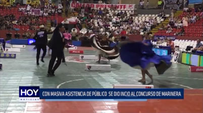Trujillo: Con masiva asistencia de público se dio inicio al Concurso de Marinera