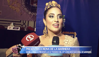 Infomarinera: Presentan a Daniela Pinillos reina de la Marinera