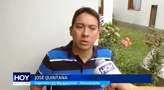 Trujillo: Ingeniero con discapacidad denuncia discriminación en aerolínea