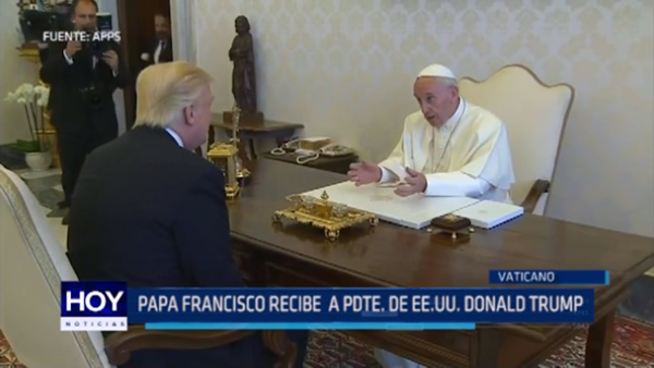 Vaticano: Papa Francisco recibe visita de Donald Trump