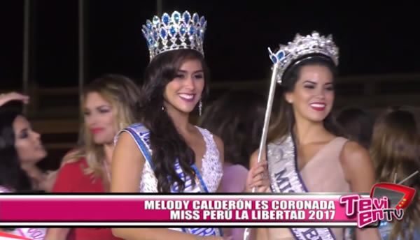 Melody Calderón es coronada Miss Perú La Libertad 2017