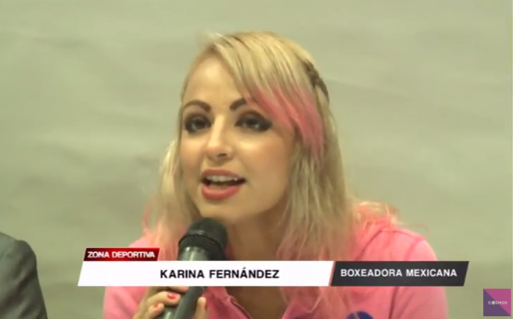 Karina Fernández, boxeadora mexicana ya está en Trujillo