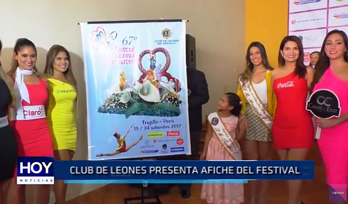 Club de Leones presenta afiche del Festival de Primavera