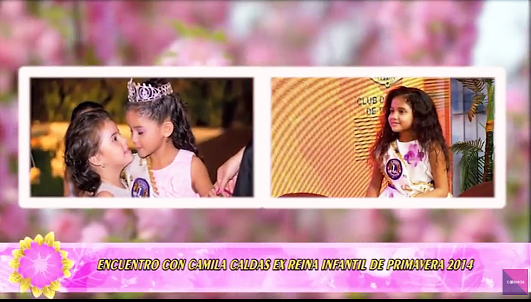 Encuentro con Camila Caldas ex reina Infantil de Primavera 2014