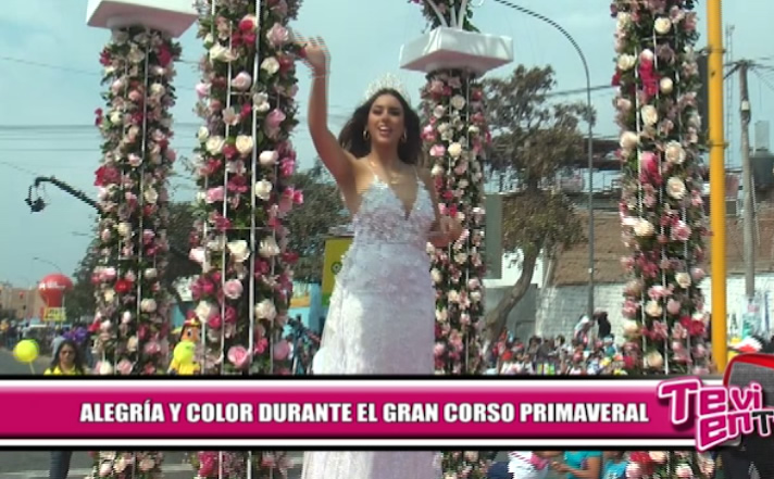 Alegría y color durante el gran Corso Primaveral en Trujillo