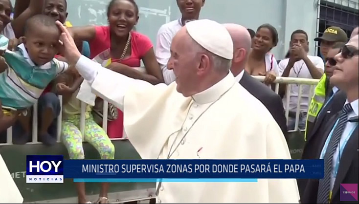 Ministro de Trabajo supervisa zonas por donde pasará el Papa