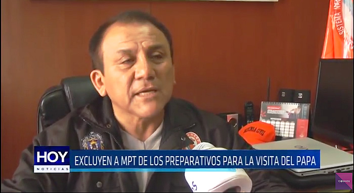 Excluyen a MPT de los preparativos para la visita del Papa