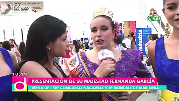 Magazin: Coronan a reyna oficial de la Marinera