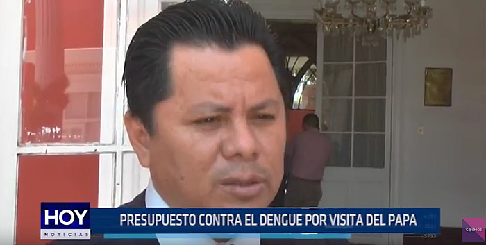 Trujillo: Presupuesto contra el dengue por visita del Papa