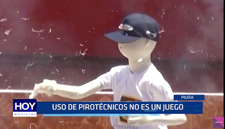 Piura: SUCAMEC advierte que uso de pirotécnicos no es un juego