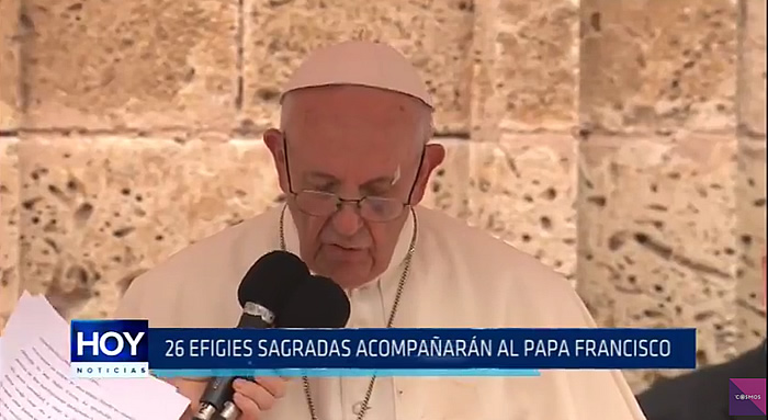 Trujillo: 26 efigies sagradas acompañaran al Papa Francisco