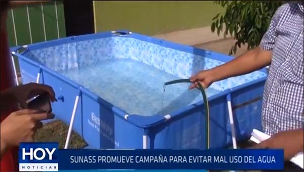 Chiclayo: SUNASS promueve campaña para evitar mal uso del agua