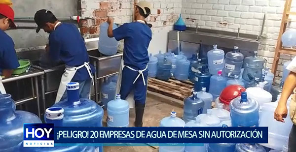 Piura: ¡Peligro! 20 empresas de agua de mesa sin autorización