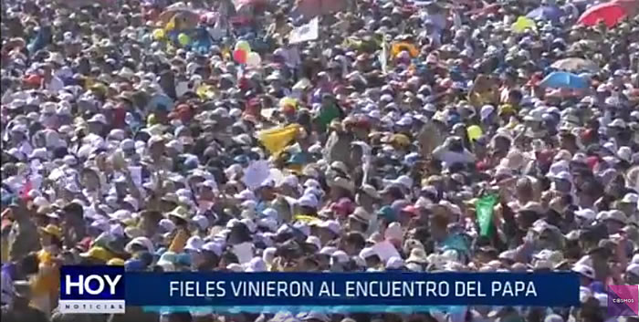 Trujillo: Fieles vinieron al encuentro del Papa