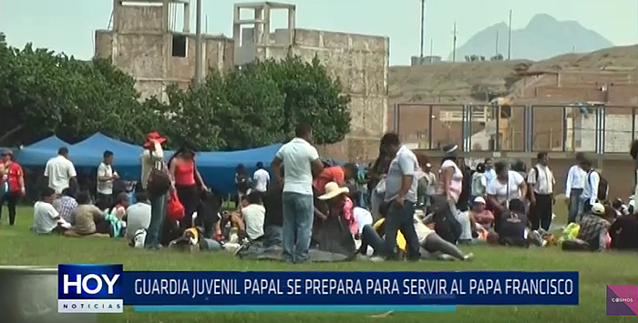 Trujillo: Guardia juvenil papal se prepara para servir al Papa Francisco