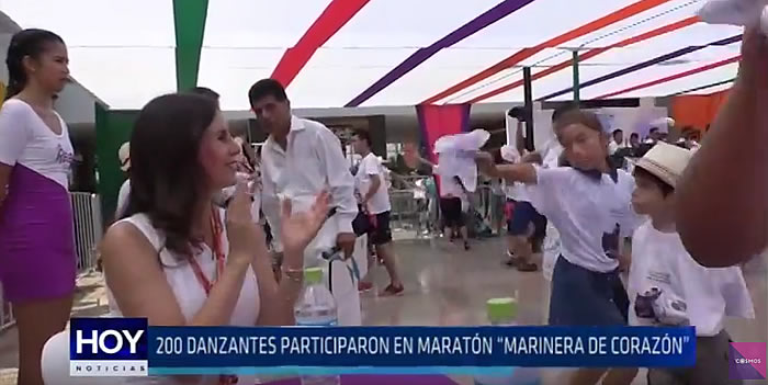 Trujillo: 200 danzantes participaron en maratón de marinera