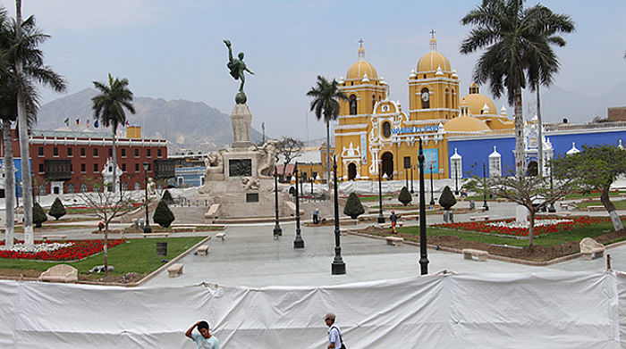 Trujillo: Dan plazo para inaugurar Plaza de Armas de Trujillo