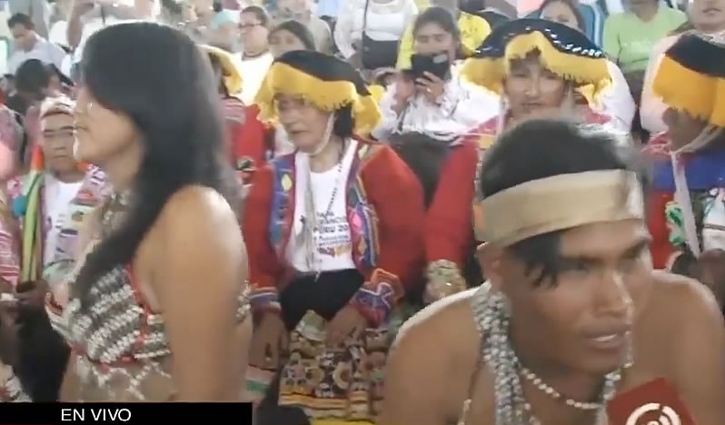 Papa Francisco: Cientos de fieles aguardan la llegada del papa en Puerto Maldonado