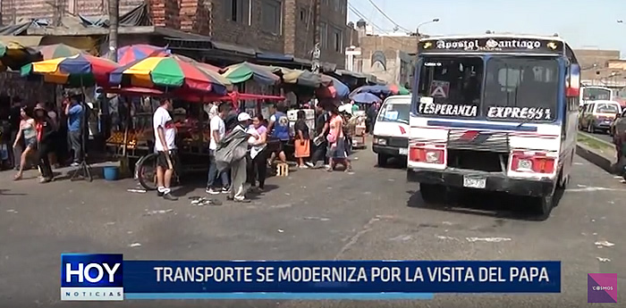 Trujillo: Transporte se moderniza por la visita del Papa