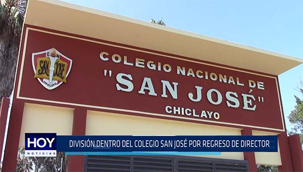 Chiclayo: División dentro del colegio San José por regreso de director