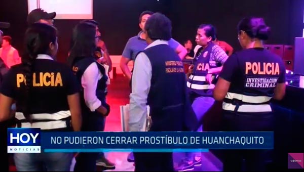 Trujillo: No pudieron cerrar prostíbulo de Huanchaquito