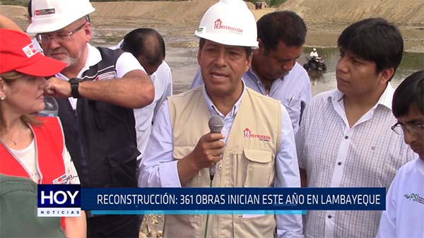 Chiclayo: Reconstrucción: 361 obras inician este año en Lambayeque