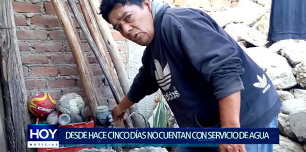 Piura: Moradores desde hace cinco días sin agua