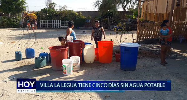 Piura: La Legua tiene 5 días sin agua potable
