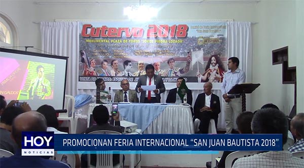 Chiclayo: Promocionan Feria Internacional “San Juan Bautista 2018”