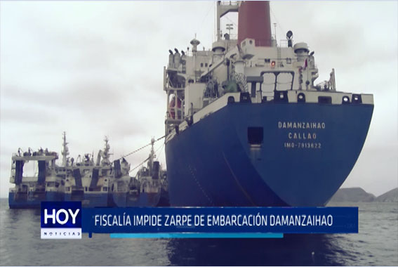 Chimbote: Fiscalía impide salida del buque Factoría