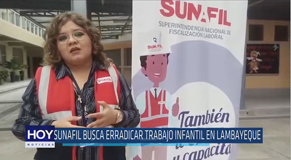 Chiclayo: SUNAFIL busca erradicar trabajo infantil en Lambayeque