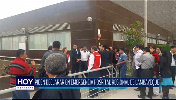 Chiclayo: Piden declarar en emergencia hospital regional de Lambayeque