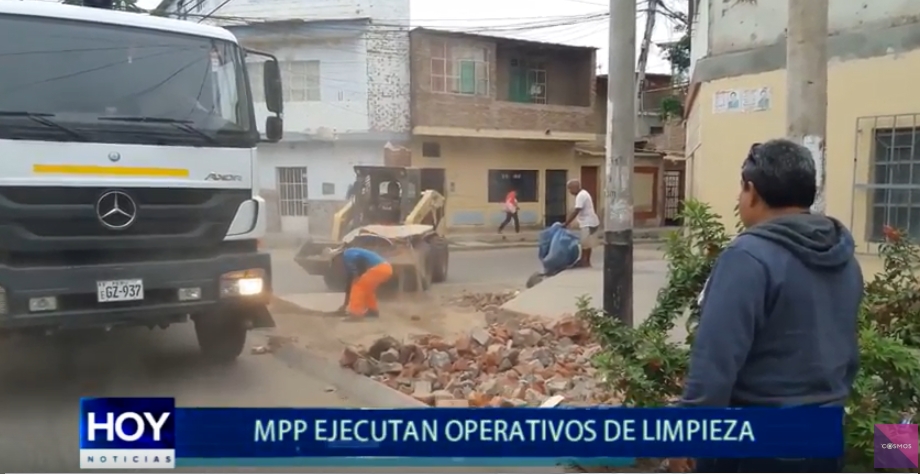 Piura: MPP continúa con operativos de limpieza