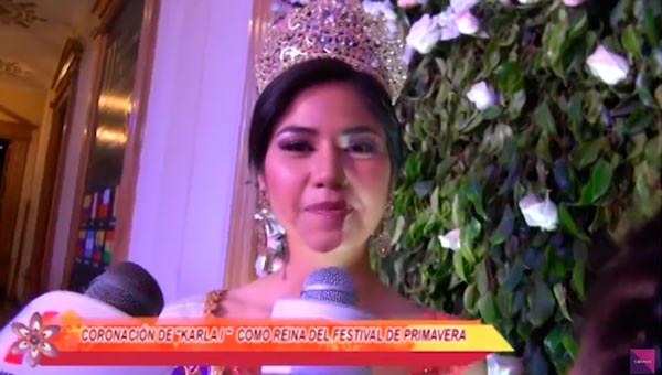 Coronación de «Karla I» como reina del Festival de Primavera
